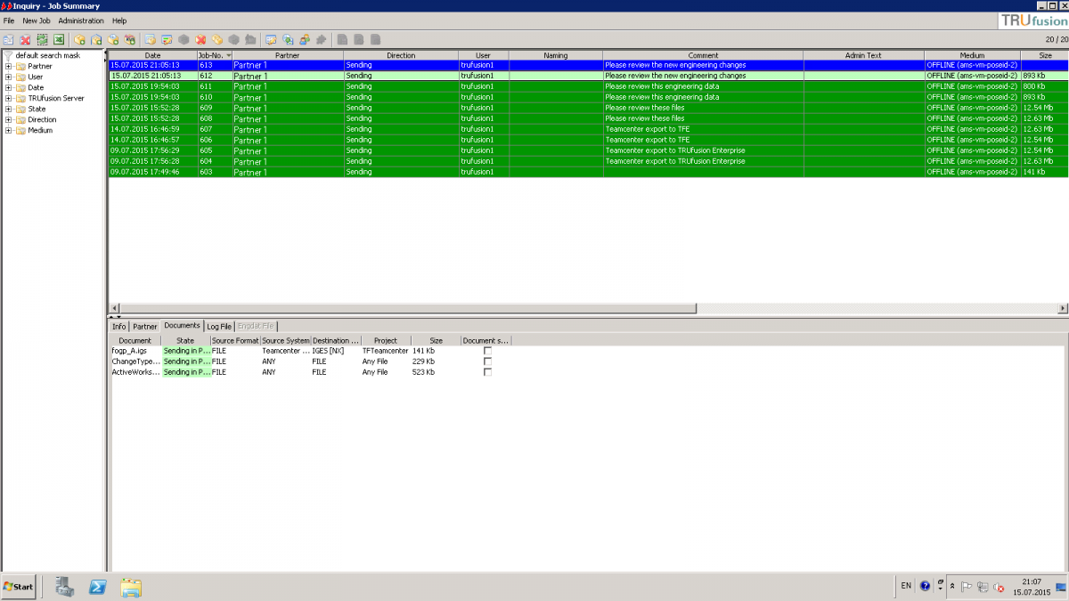 Rocket TRUfusion Enterprise provides insight into all managed file transfer transactions