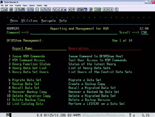 Reporting and Management for HSM