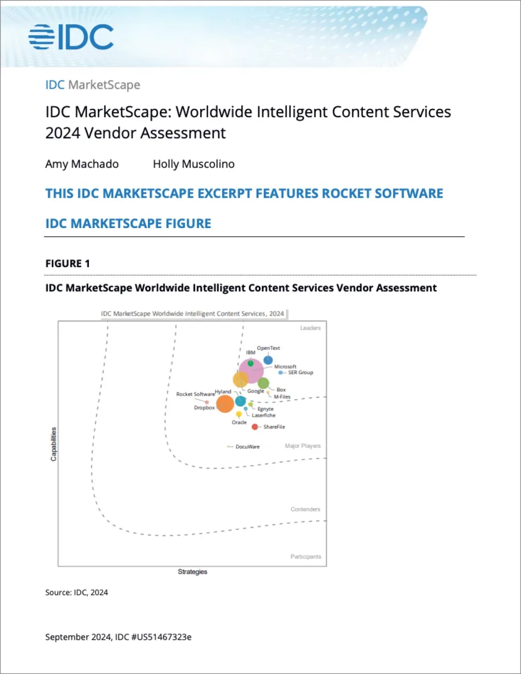 Thumbnail image of IDC brochure on AI-powered hybrid cloud solutions.