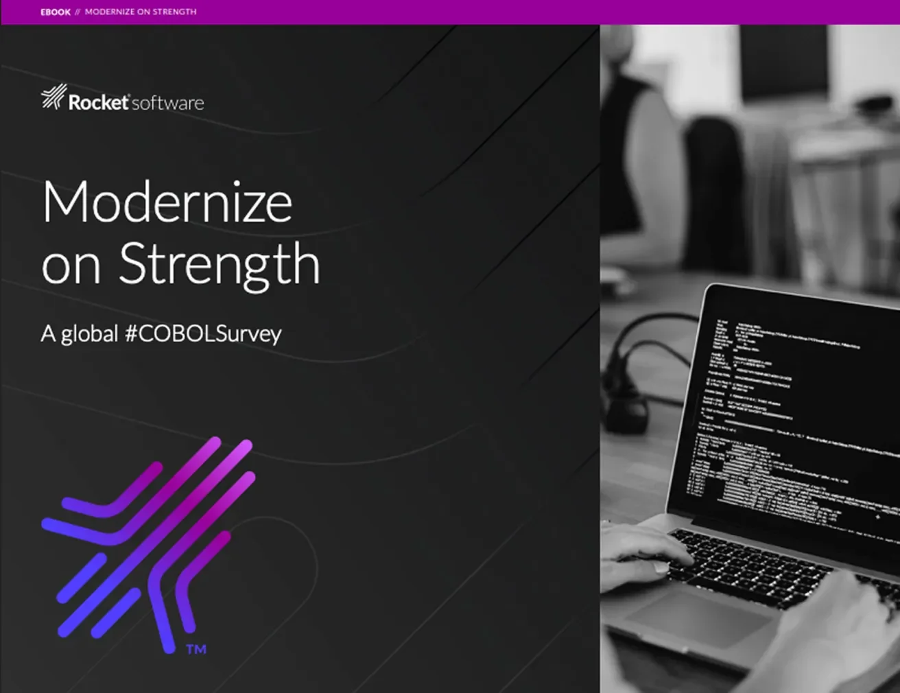 Thumbnail image of Rocket guide titled 'Modernize on Strength: A guide to Rocket ECDSAR Server'