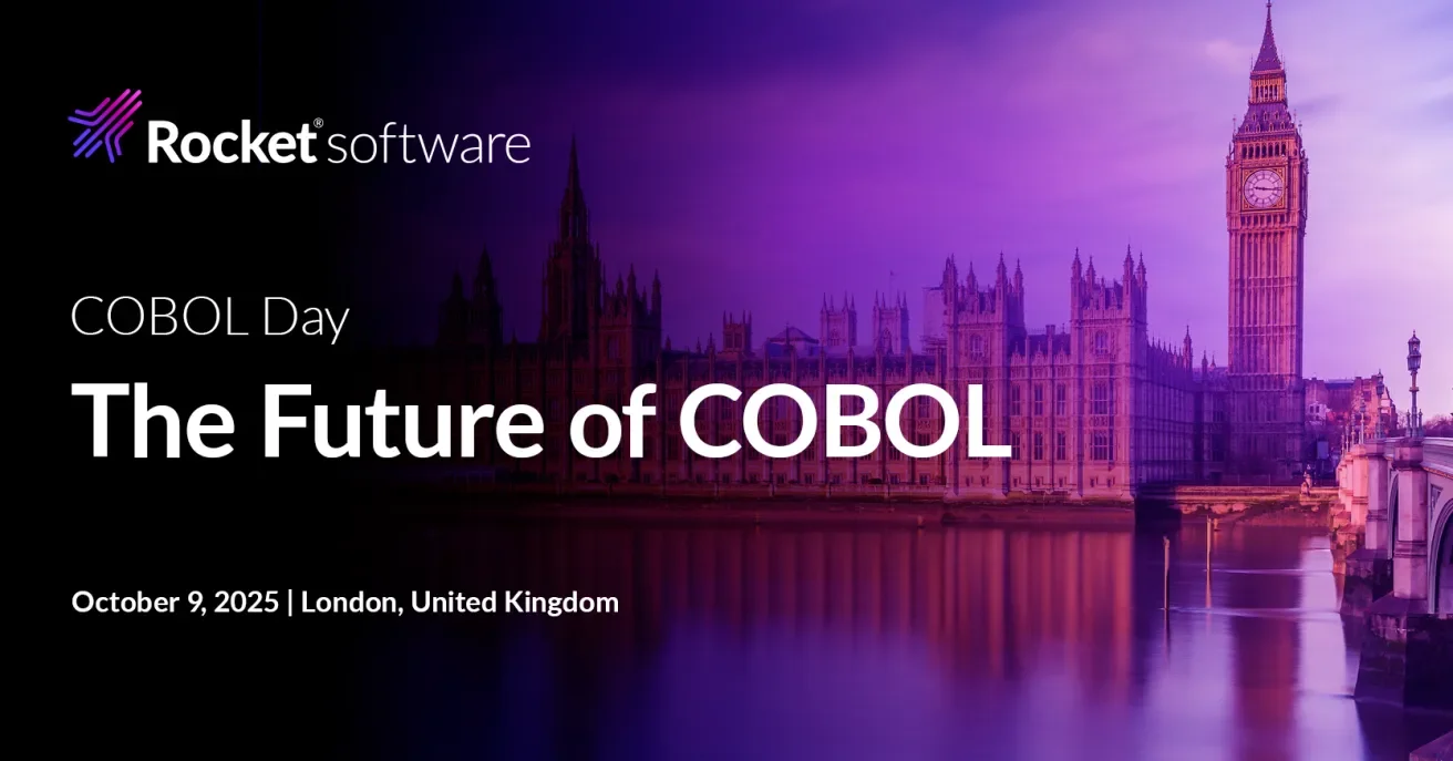 Purple event banner with Big Ben in the background