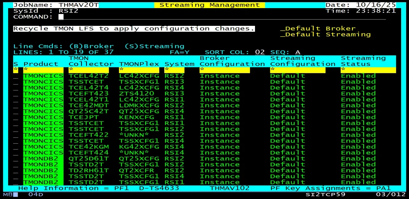 streaming management