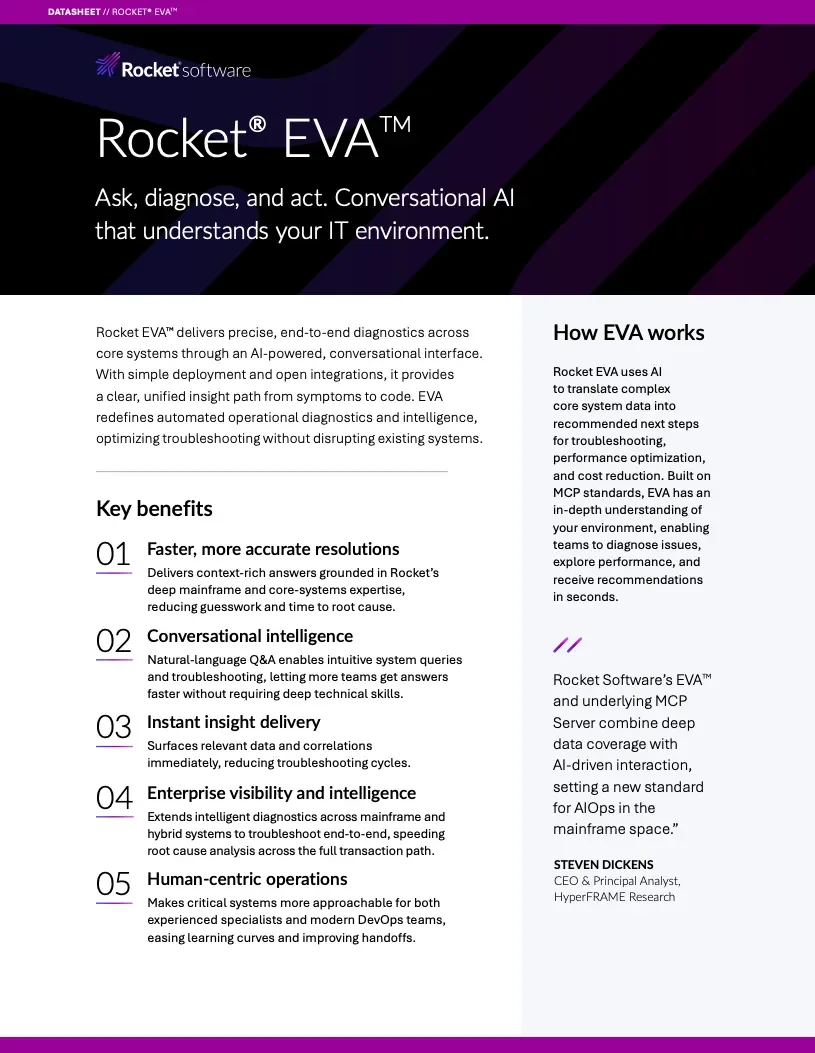 Rocket Eva Datasheet Thumbnail