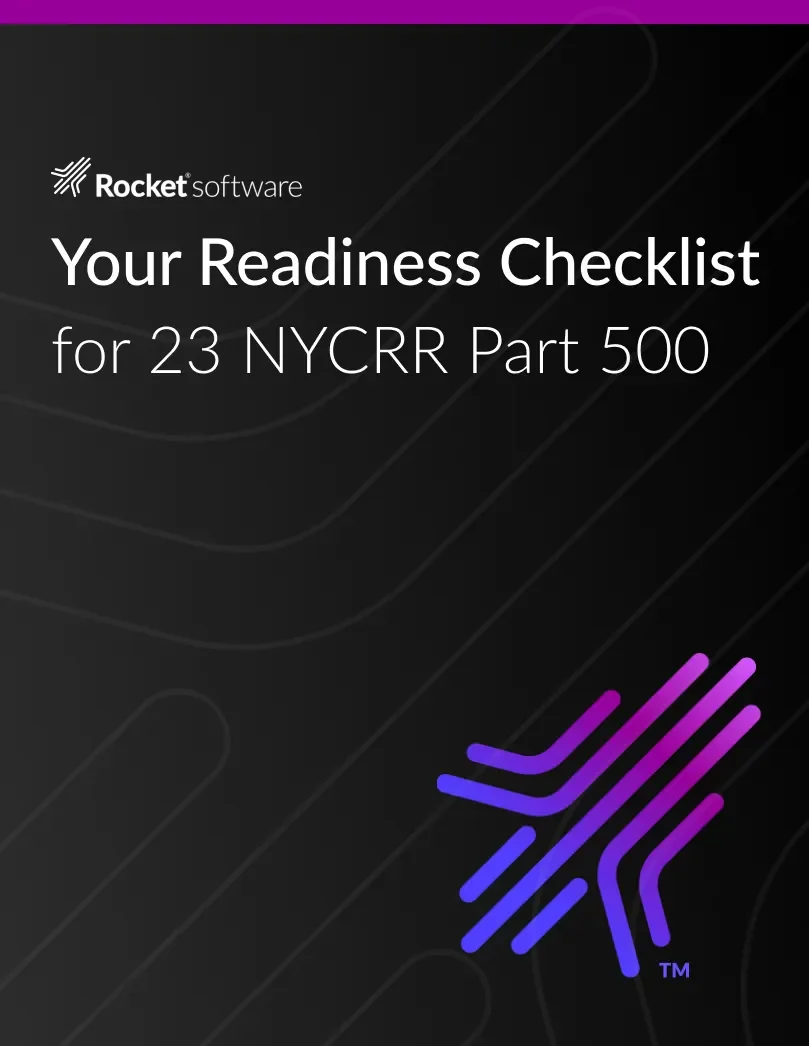 PDF cover for the 23 NYCRR Part 500 checklist