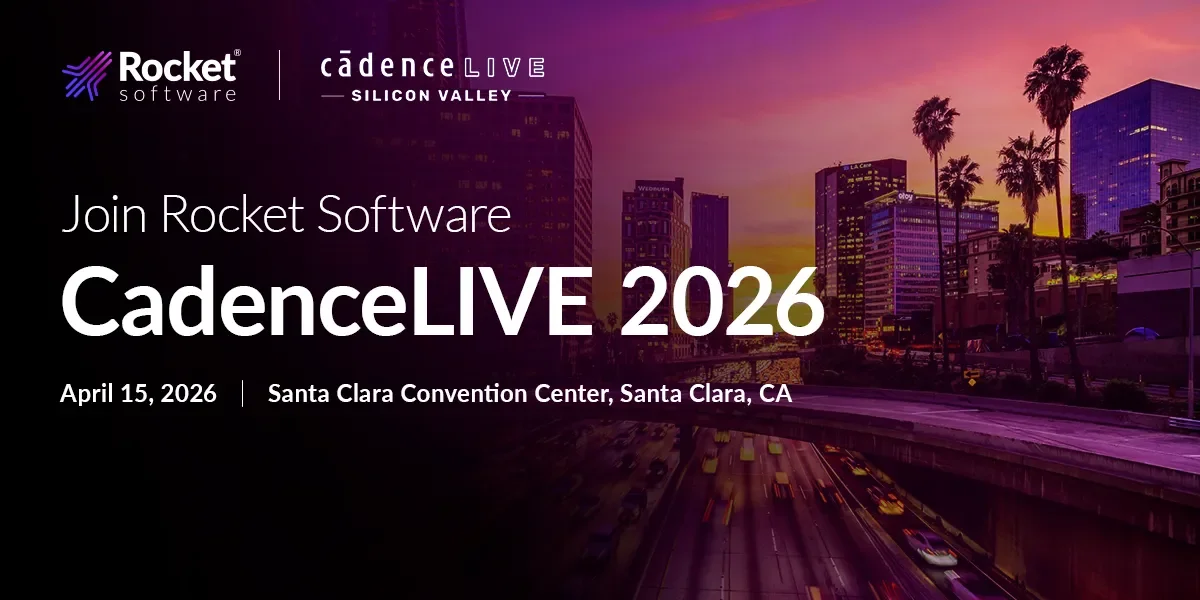 Purple event banner for CadenceLIVE 2026 in Sillicon Valley