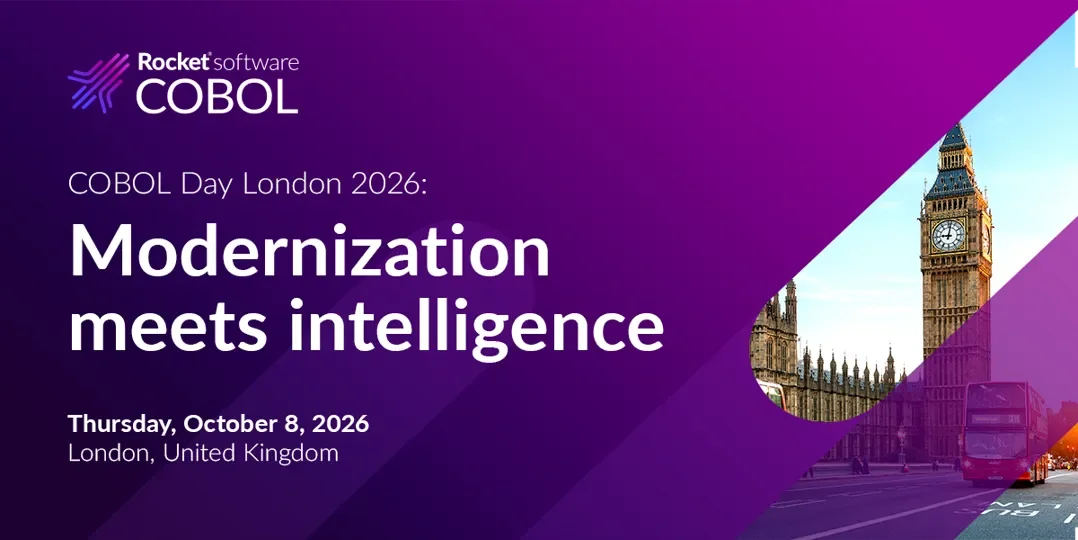 Purple event banner with Big Ben in the background