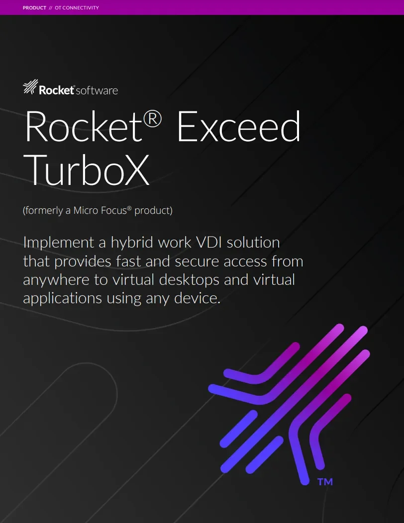 Rocket® Exceed TurboX | Rocket Software