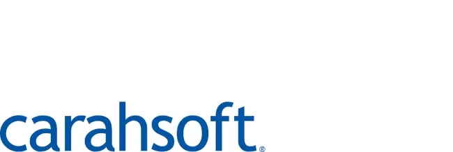 Blue Carahsoft logo
