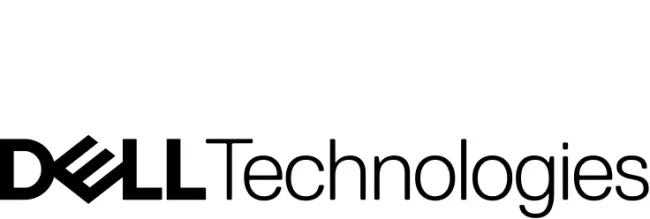Black Dell logo