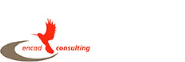 Red Encad Consulting logo with a bird