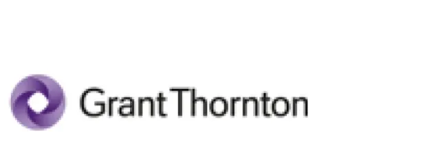 Black and purple Grant Thornton logo