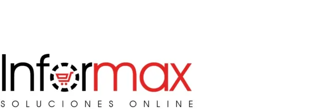 Black and red Informax logo
