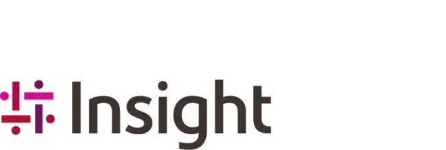 Black and purple Insight logo