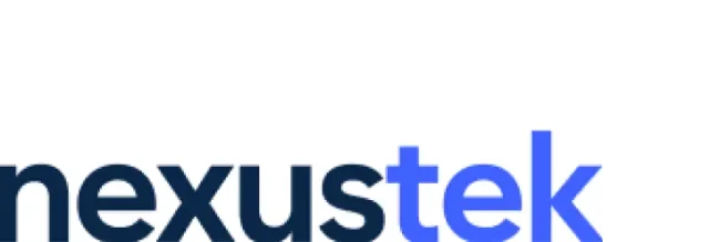 Blue and black Nexus Technologies logo