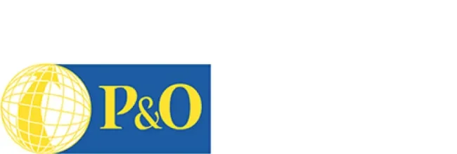 yellow and blue P&O logo