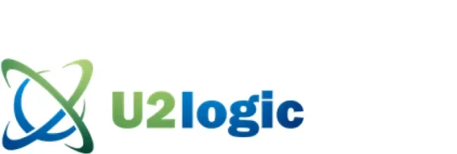 Green and blue U2Logic logo