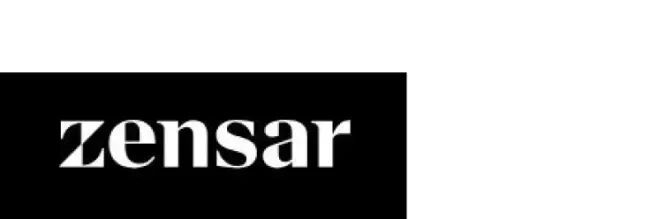 Black Zensar logo