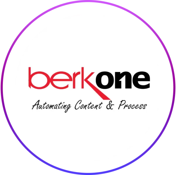 berkone logo in a circular frame