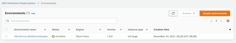 Mainframe mod environment