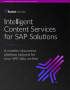 Cover of the Intelligent Content Services for SAP Solutions