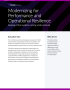 Modernizing for Performance and Operational Resilience